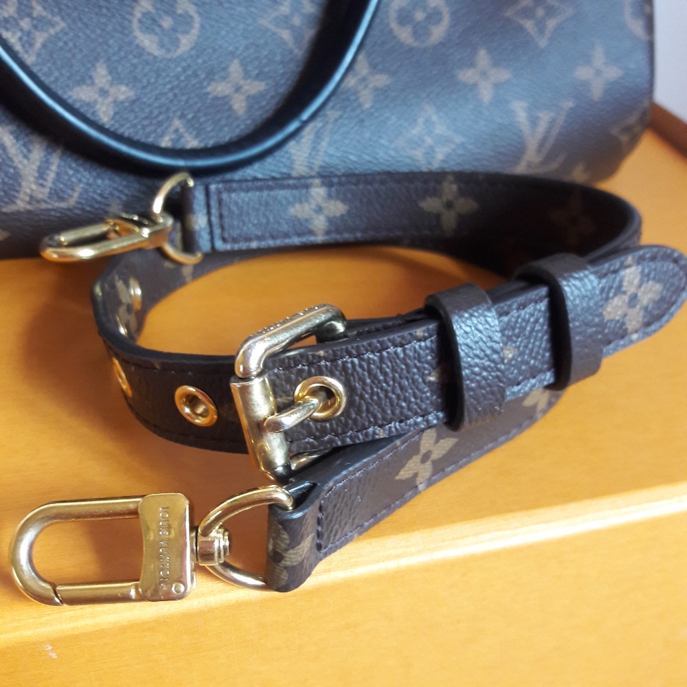TRADED โค๏ธ Louis Vuitton Pallas MM Noir Calfskin - Picture 14 of 16